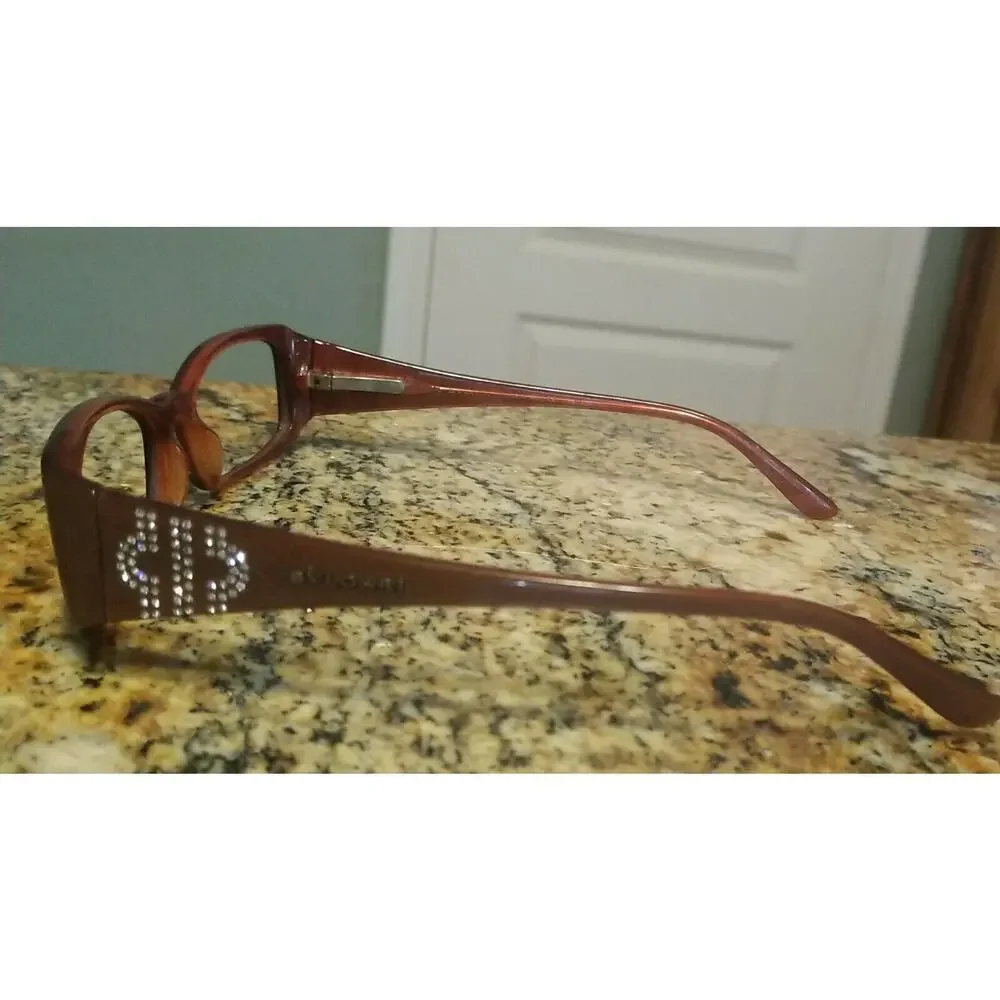 BVLGARI 470-B 829 Bling Crystal EYEGLASSES SIZE:51-15-135